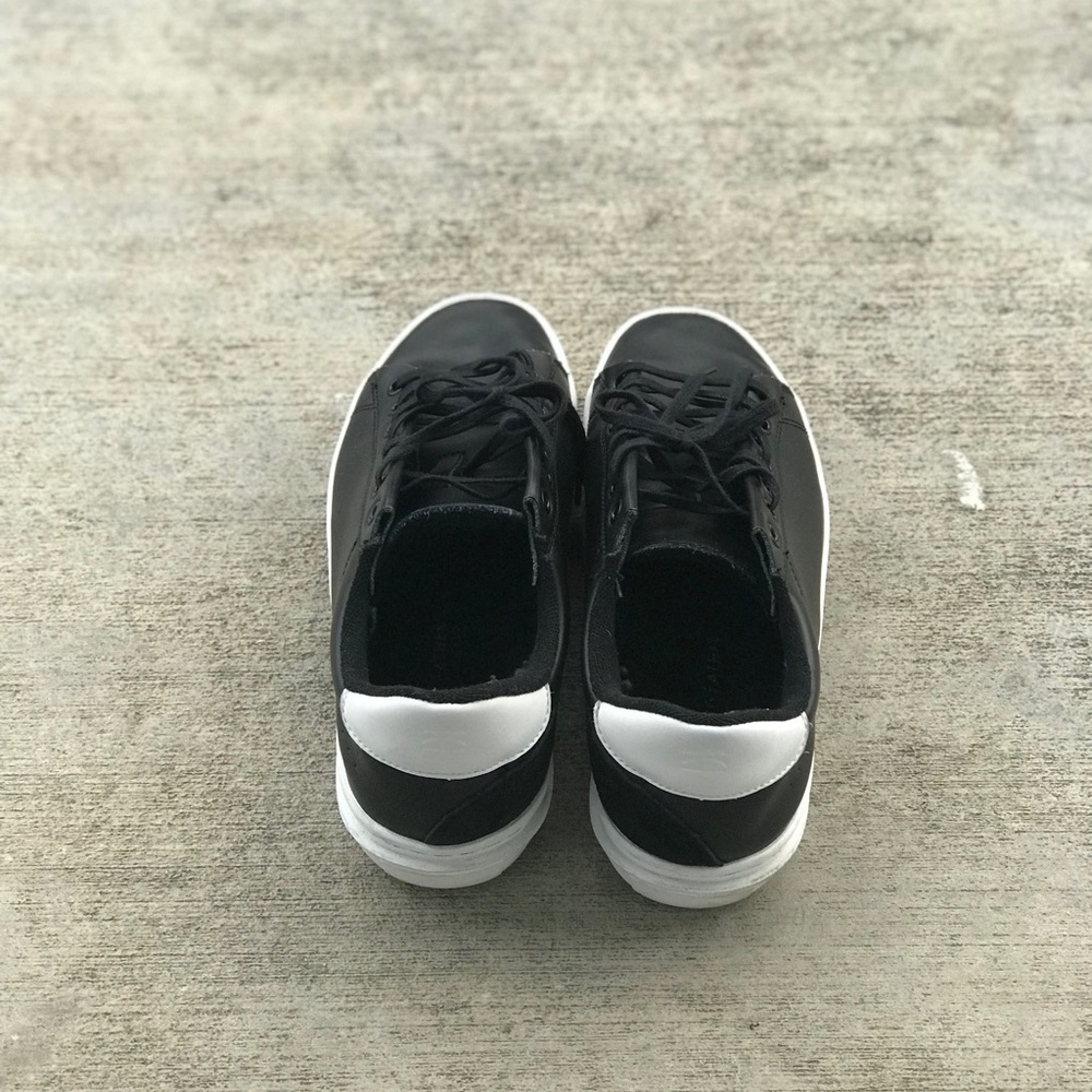 Clear Weather Brand Black Low Sneakers